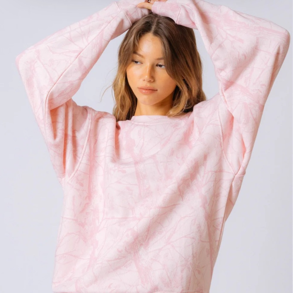 SOLD OUT DAIRY BOY PINK CAMO CREWNECK